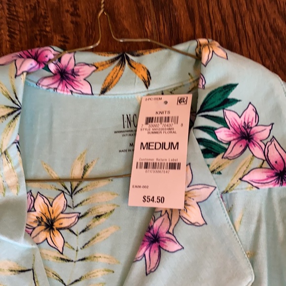 NWT!! INC women’s pajamas size medium - Picture 5 of 9